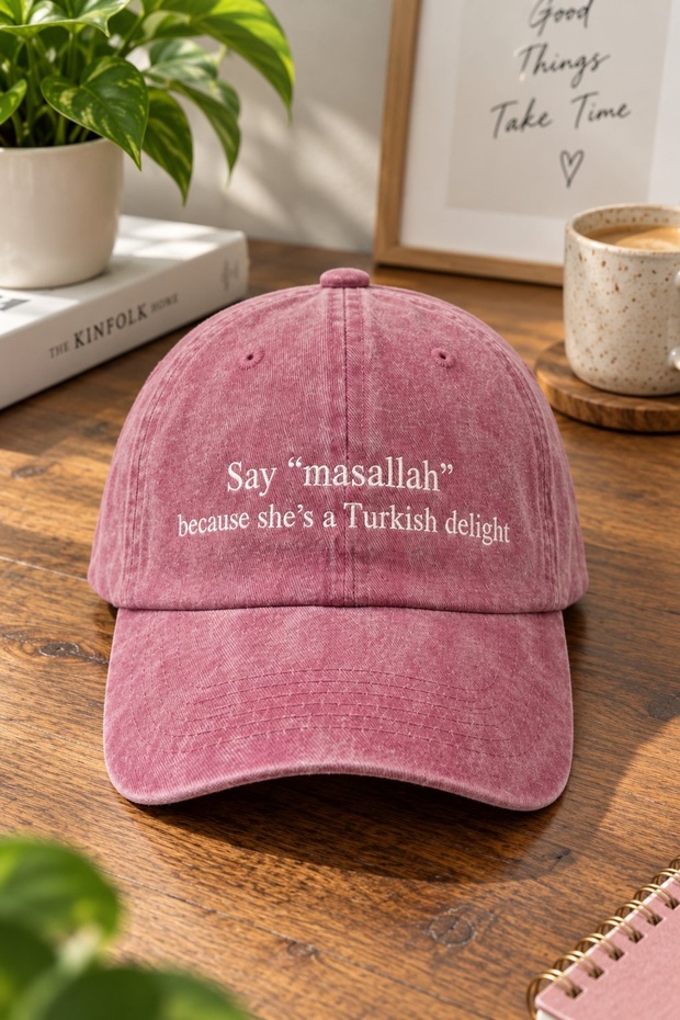 Say "Mashallah" Embroidered Washable Hat | Cap