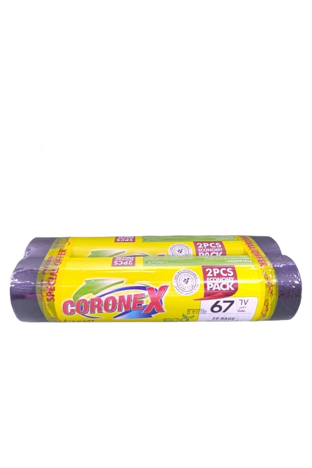 Garbage Bags 105 X 125cm, 67 Gallon, Black, 20 Bags, Extra Large Waste Disposal Bags