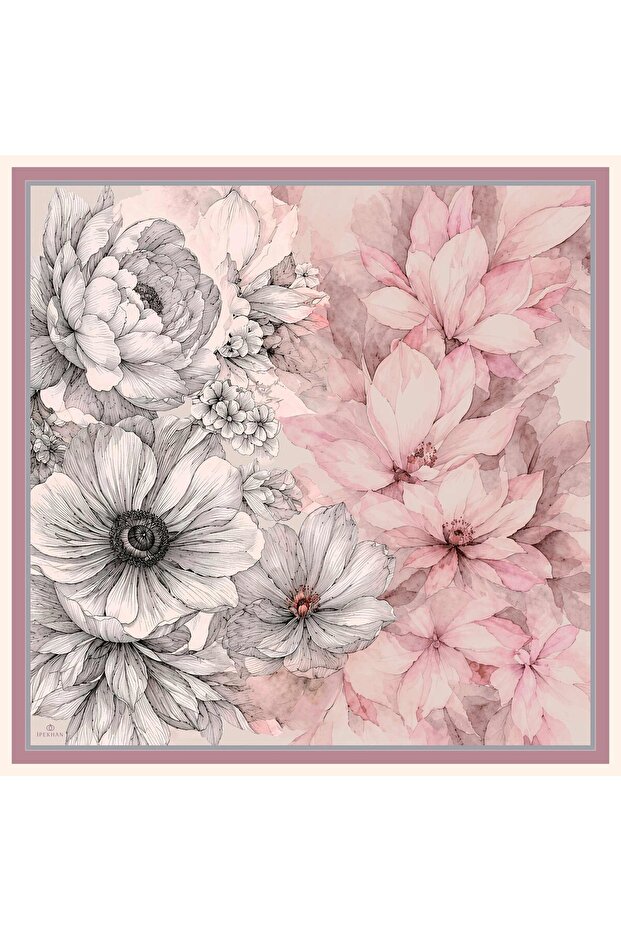 Twill Silk Scarf 53001 Powder Pink