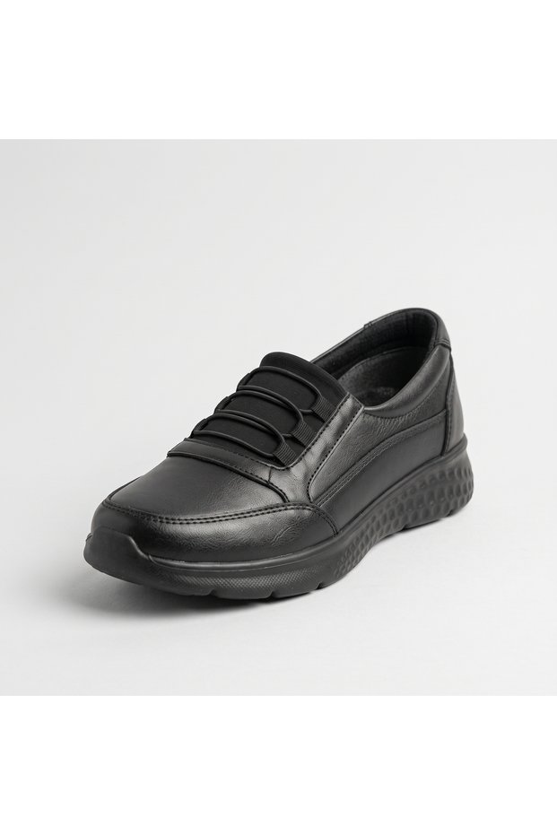 Forex Anatomic Women's Genuine Leather Elastic Slip-On Anatomical Eva Sole Casual Shoes