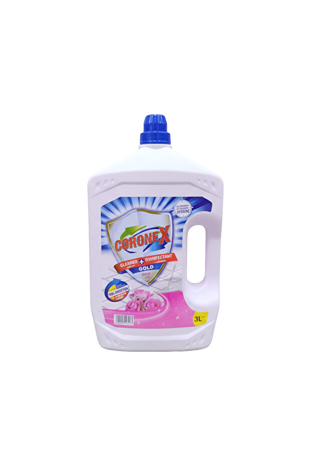 Disinfectant Cleaner Gold Rose 3 Litre, Multipurpose Household Surface Cleaning Solution