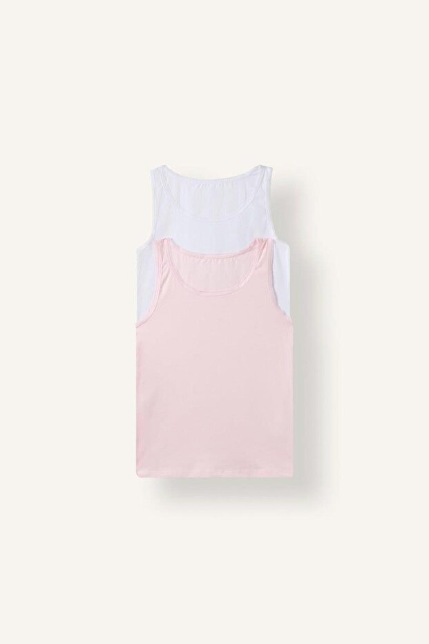 2-Pack Round Neck Basic Undershirt Girls (26 Au)