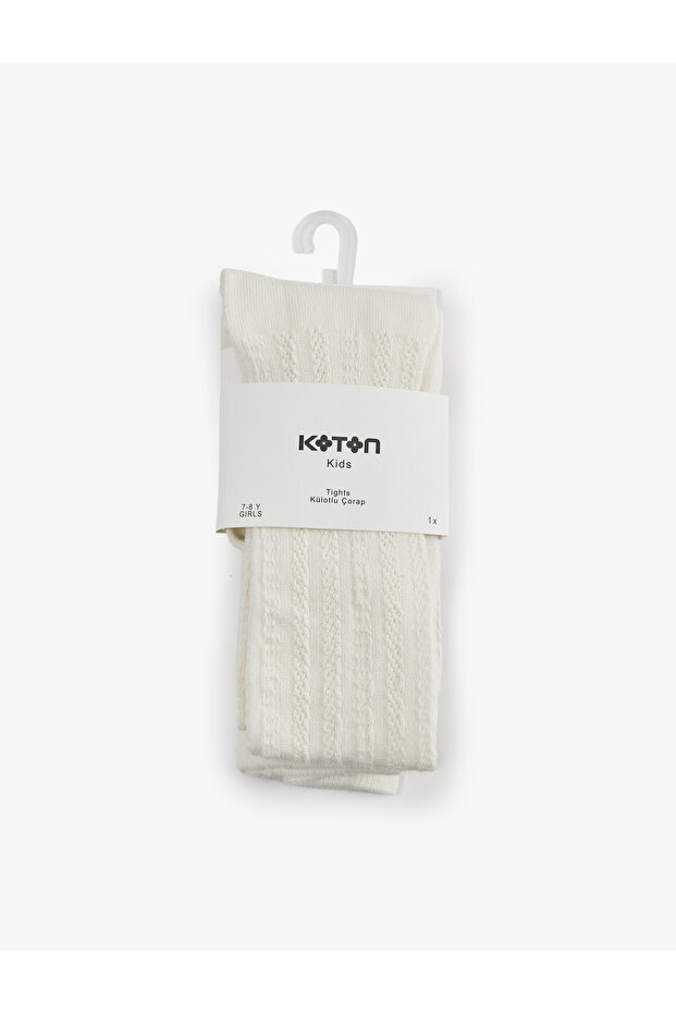 Cotton Knitted Patterned Pantyhose