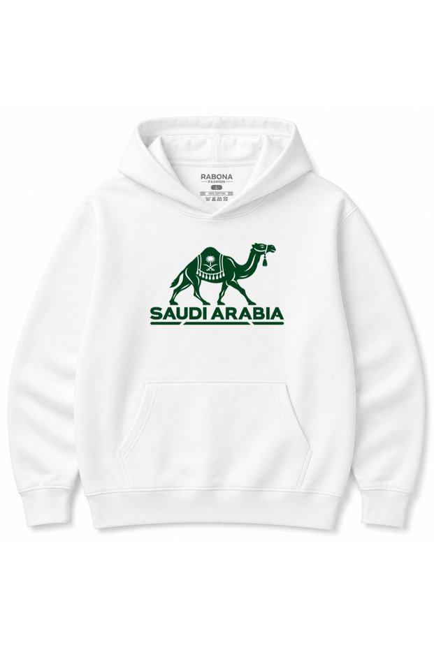 Saudi Desert Crest Camel Graphic Hoodie