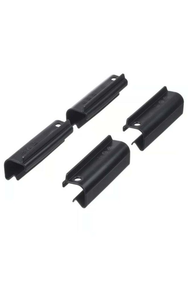 Clip Locks for Storage Boxes, Black, 8 cm (4-pack)