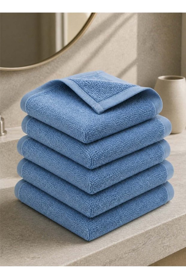 6-Piece Pure Cotton Towel Set 100% Turkish Genuine Cotton 30x60cm washing Thick Face Towels Cotton