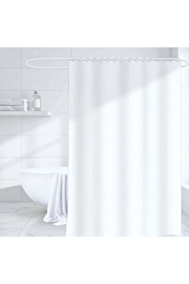 Feelings Polyester Shower Curtain, 180 x 180cm – Water-Resistant Stain-Resistant Easy-Clean Bathroo