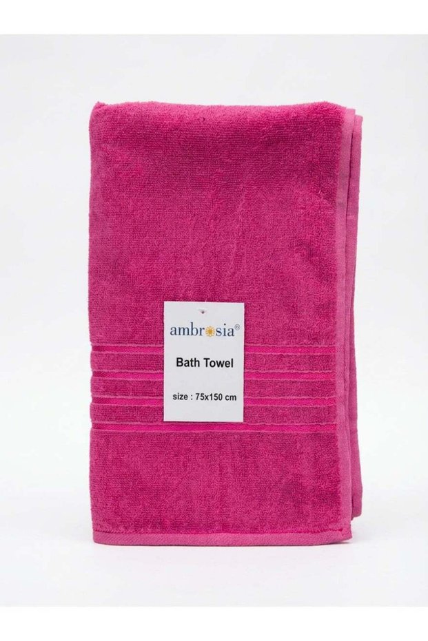75x150 cm Cotton Pink Bath Towels Set of 4 Essential Luxuriously Soft and Absorbent Quick Drying Te