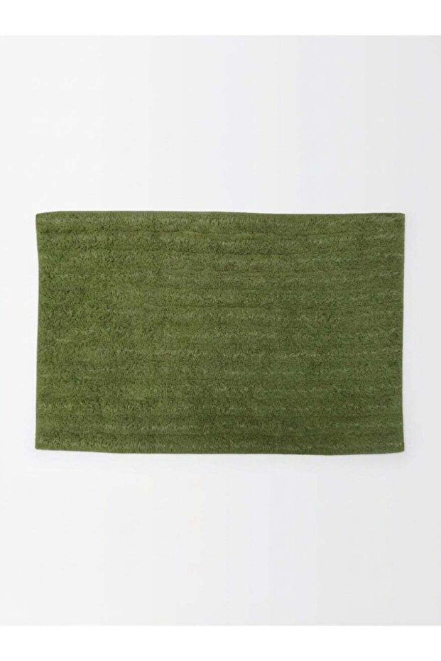 50 x 80 cm 100% Cotton Lines Tufted Bathmat in Sage Green Premium Anti Skid Absorbent bath mat Wash