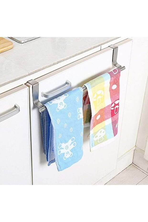 Kitchen Cabinet Towel Bar Holder, Stainless Steel Towel Bar Holder,Fits on Cupboards over Cabinet D
