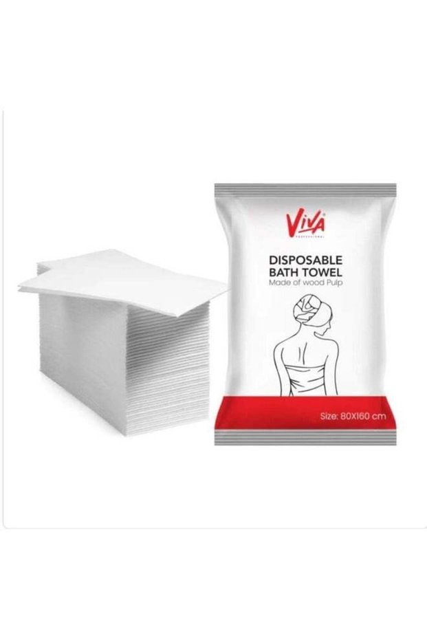 Premium Super Absorbent Disposable Bath Towel (25 pieces) White 80x160cm