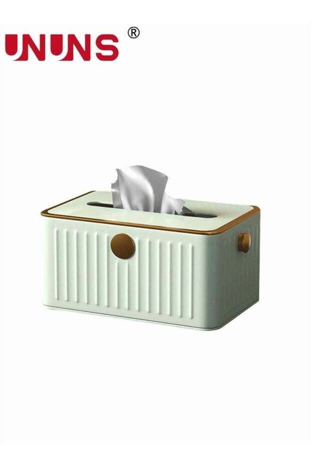 Rectangle Shaped Tissue Holder,Stainless Steel Waterproof Water Box,Tissue Holder Box Green 20.5x12