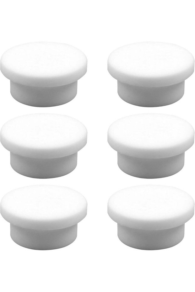 6 Pack Sink Overflow Hole Cover for Kitchen Sink Hole Overflow Cap for Bathroom Sink Basin Trim Ove