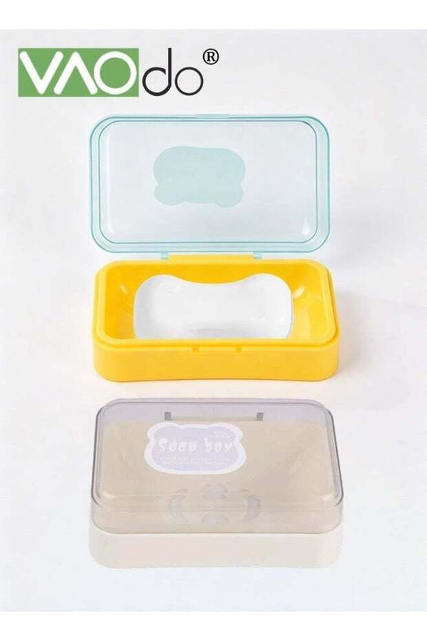 2PCS Soap Holders with Lid and Drain Holes, Moisture-Proof Soap Dishes, Leakproof Travel Soap Case,