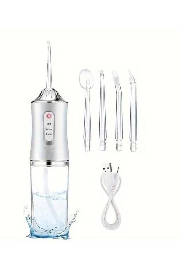 Electric Water Flosser, Intelligent Chip For Precise Pressure Control, 360 Degree Rotatable Nozzle,