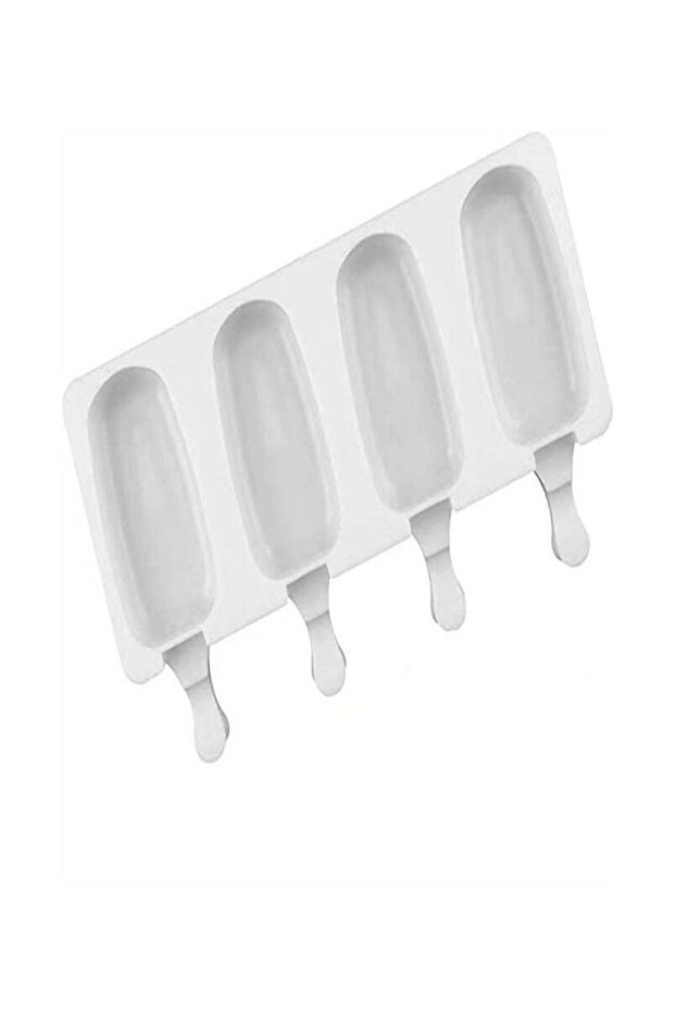 4-Hole Silicone Ice Cream Maker Mold DIY Kitchen Tool