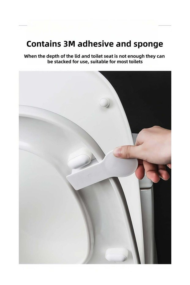 Non dirty handle, side silicone handle flip workpiece, toilet lid, toilet seat opener, toilet lid l