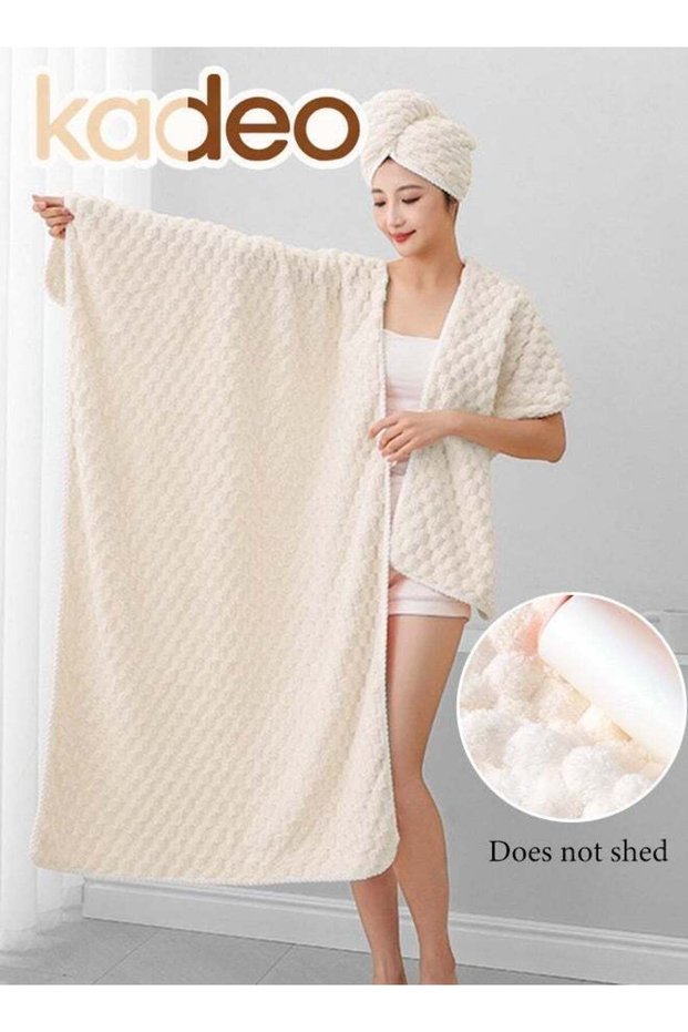 3PCS Bath Towel Sets with Gift Box, Fade Resistant Coral Fleece Material, Soft Plush Jacquard Luxur