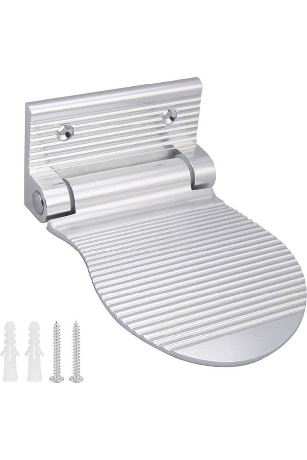 Shower Foot Rest, Shaving & Washing Foot Rest, Heavy Duty Aluminum Alloy Shaving Shelf Fold-Up Show