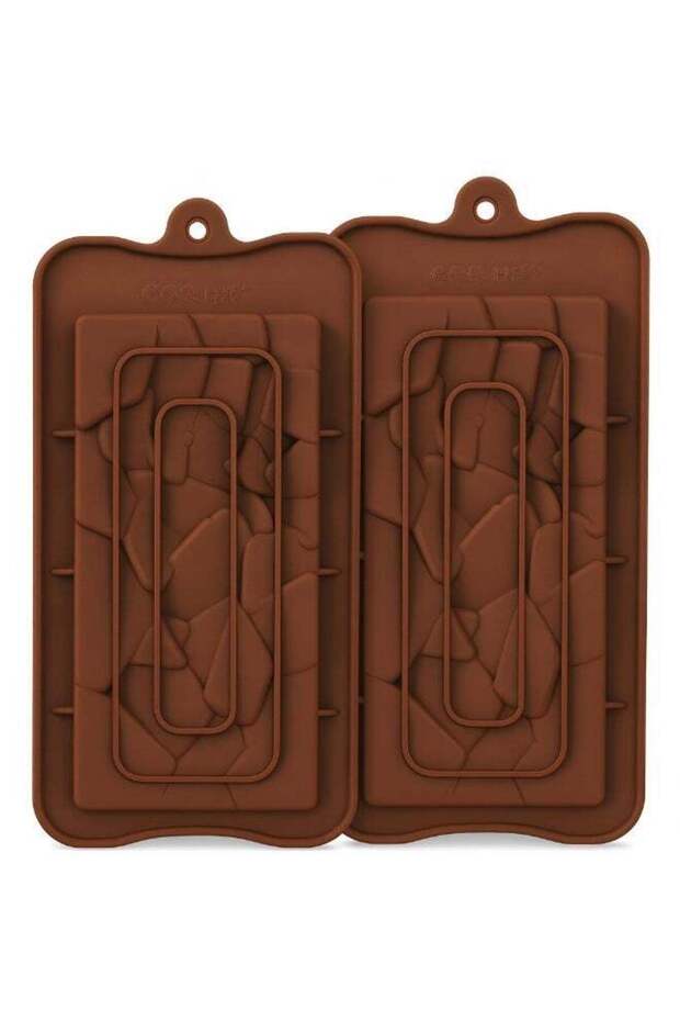 Apart Silicone Chocolate Molds 2 Pieces Set – Non-Stick Flexible Reusable Silicone Baking Molds for