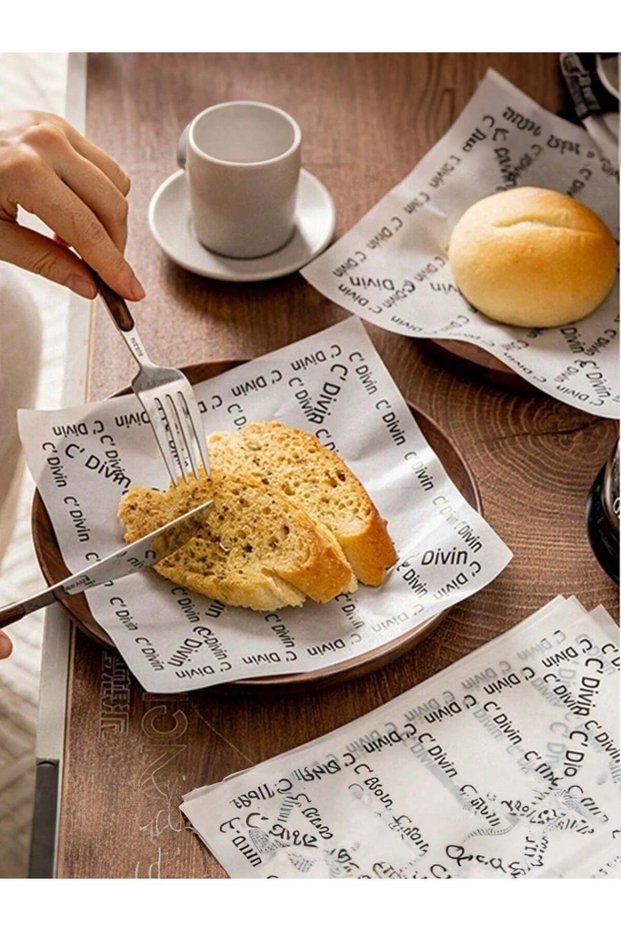 Tiramisu Separator Paper – Non-Stick Greaseproof Baking Sheets with Silicone Coating, Ideal for Kit