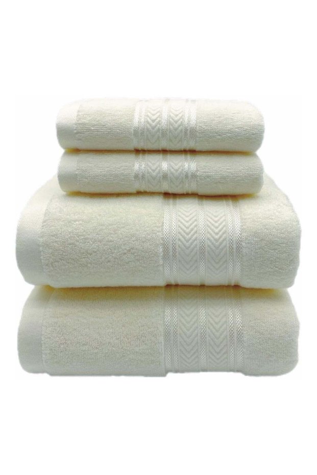 Soft Luxury Cotton Bath Towel Set Size 2* (70 * 140cm)2*（35*75cm） High Water Absorption Quick Dryin