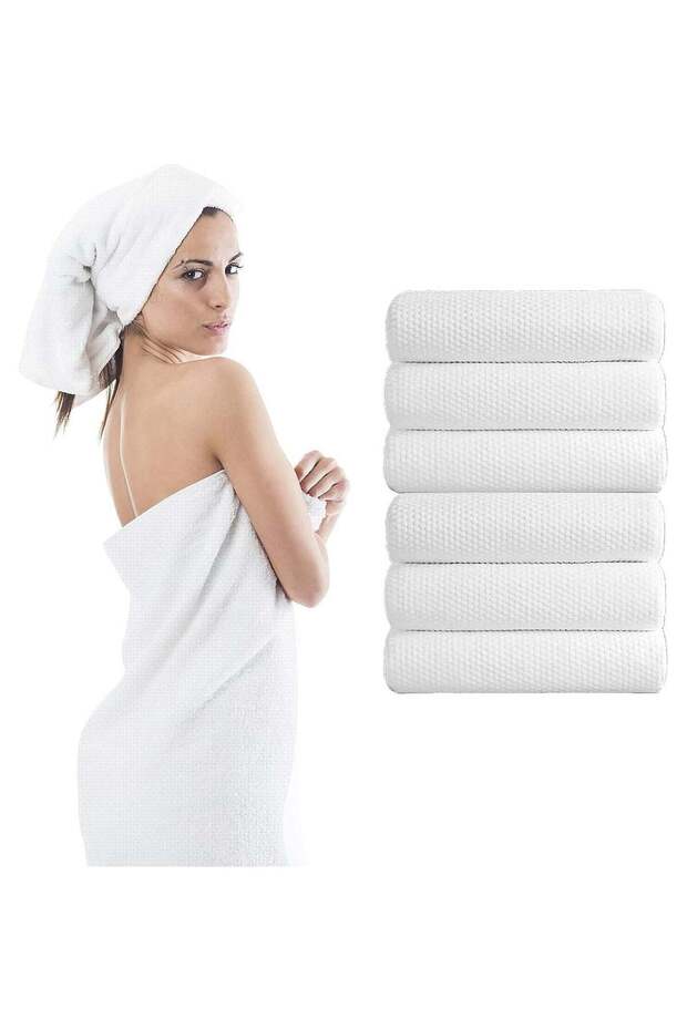 6 PCS Disposable Bath Towels, Travel Disposable Towels Set, Portable Bath Towel for Hotel Bathroom