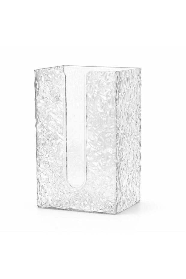 Tissue Box Holder – Modern Textured Design for Bathroom & Kitchen-Plastic