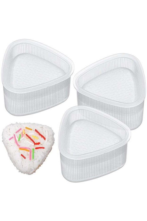 3 Pack Rice Ball Mold, Sushi Mold Diy Sushi Cooking Tools For Japanese Boxed Meal Children Bento(Tr