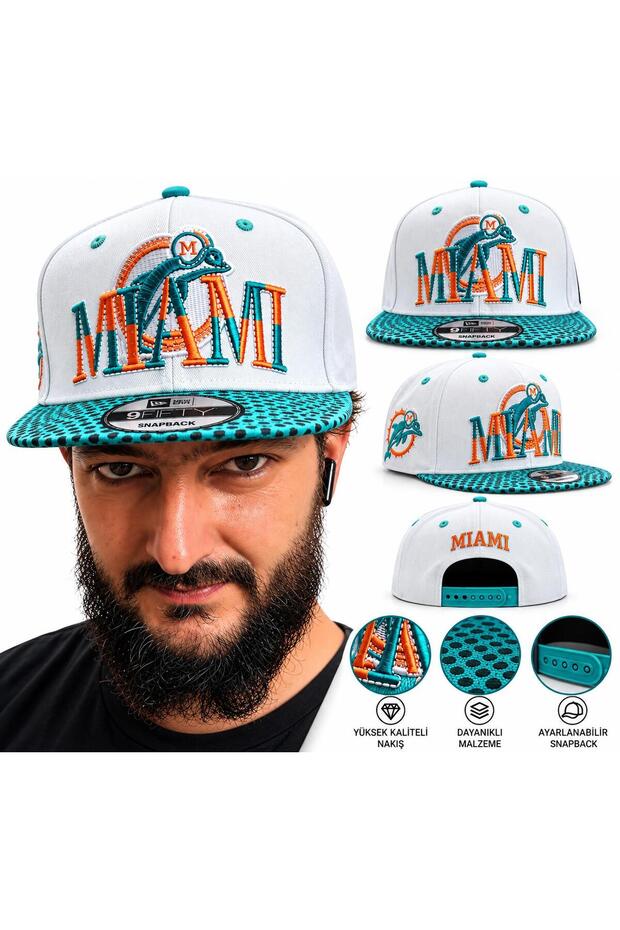 Miami Dolpins Hip-Hop Hat (Special Design)
