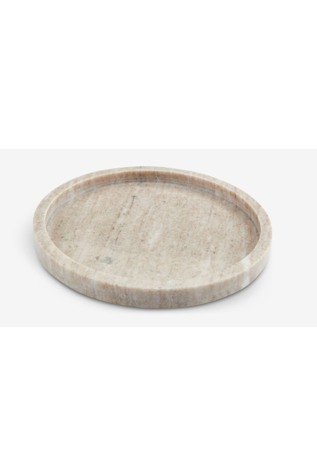 Decorative Tray Volcanor 25cm Diameter Marble