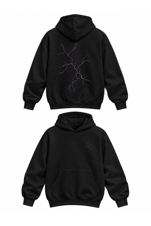 Unisex Cotton Hooded Sweatshirt Comfortable Fit - Printed Oversize Hoodie