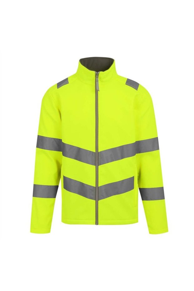 Professional softshell jacket for men, high visibility, - RETRA712