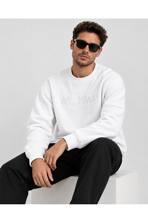 BEYAZ SWEATSHİRT