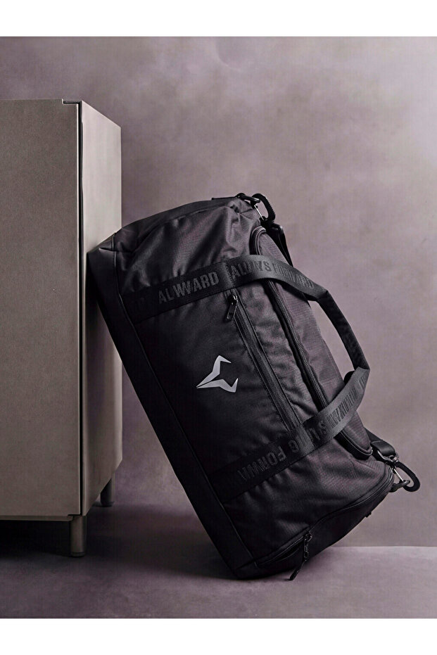 Ozmarka New Season Black Printed Men's Sports Bag