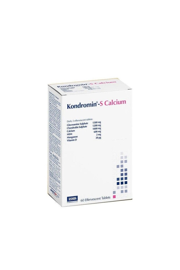 Kondromin-s calcium effervescent tablets 60 tablets
