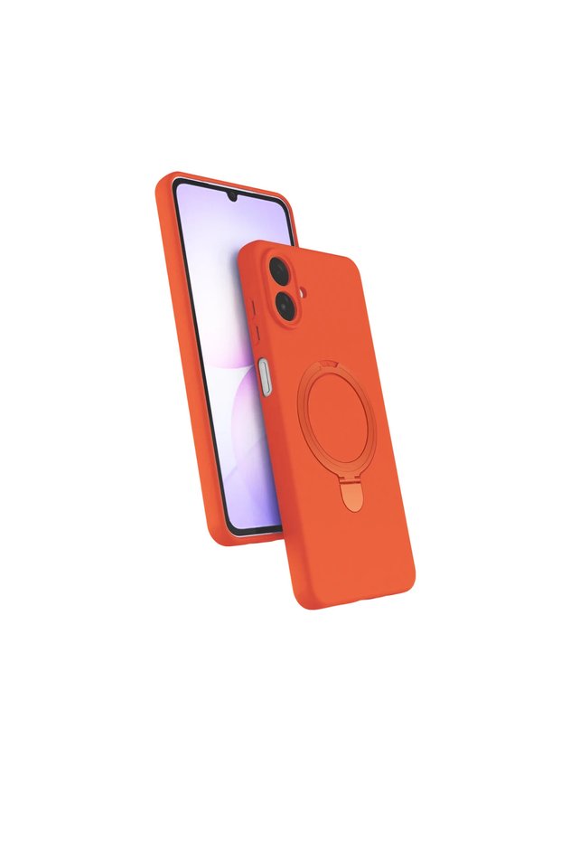 Samsung Galaxy A07 4g Regal Magsafe Stand Cover - Orange