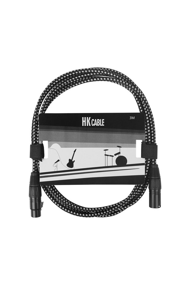 Black 3M Audio Connection Cable HK · LADE GT130XLR Microphone Audio Connecting Line Guitar Performan