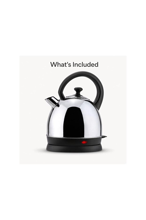 1.8L Stainless Steel Electric Kettle 2000W Cordless Fast Boiling Water Kettle with Auto Shut Off