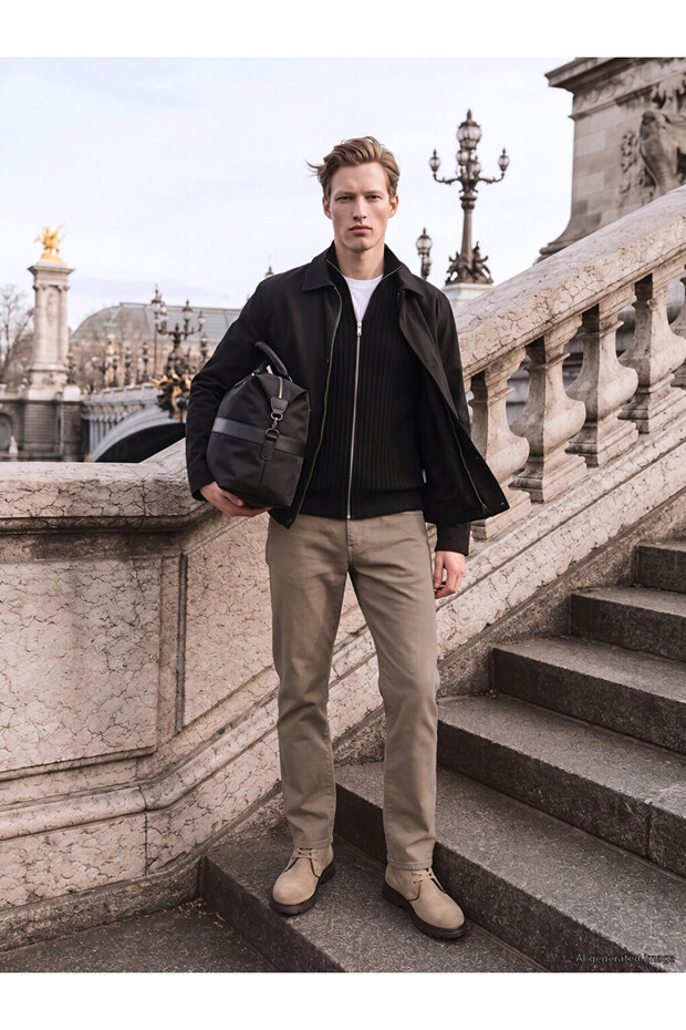 I Normal Fit Gabardine Men's Trousers from Freezen Store