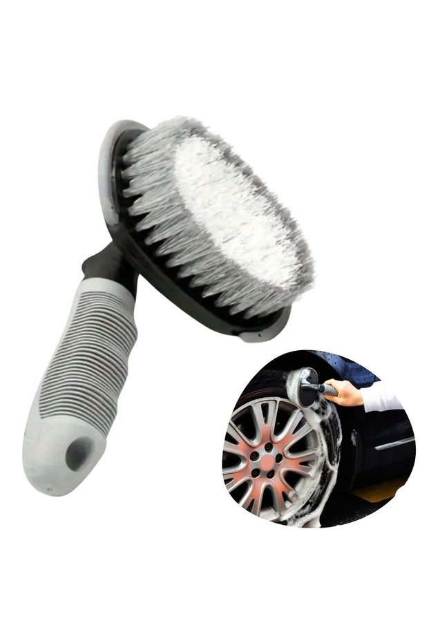 Multi-Purpose Car Cleaning Brush – Ergono for Auto Interior and Exterior Surfaces, Seats, Carpets, Torpedos and Wheels