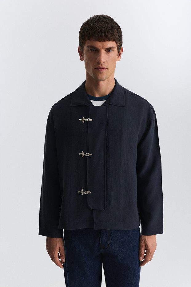 Fancy Metal Buttoned Shirt