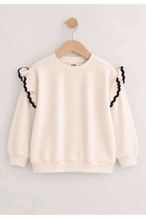 Sweatshirt 4-12 Years Ecru