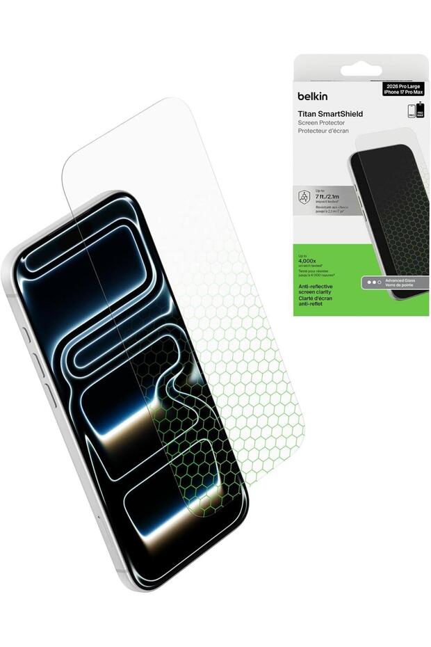 - Screen Protector - iPhone 18 Pro Max - Smartshield - Titan Clear