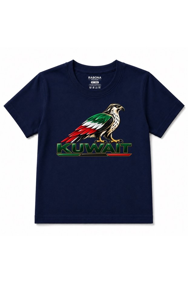 Kuwait Bold Wings Falcon Graphic Kids T-Shirt