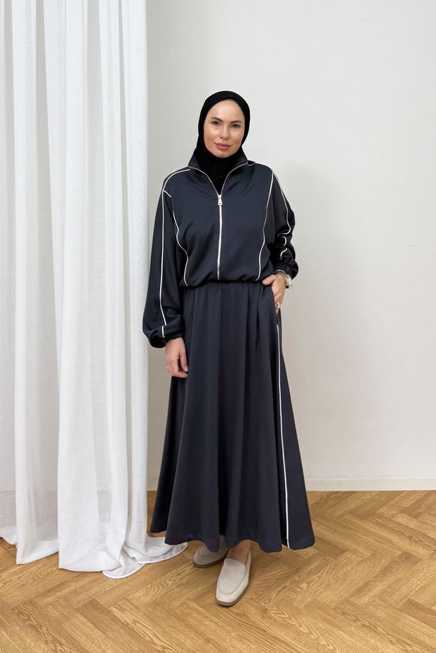 Piping Skirt Set 3-4553