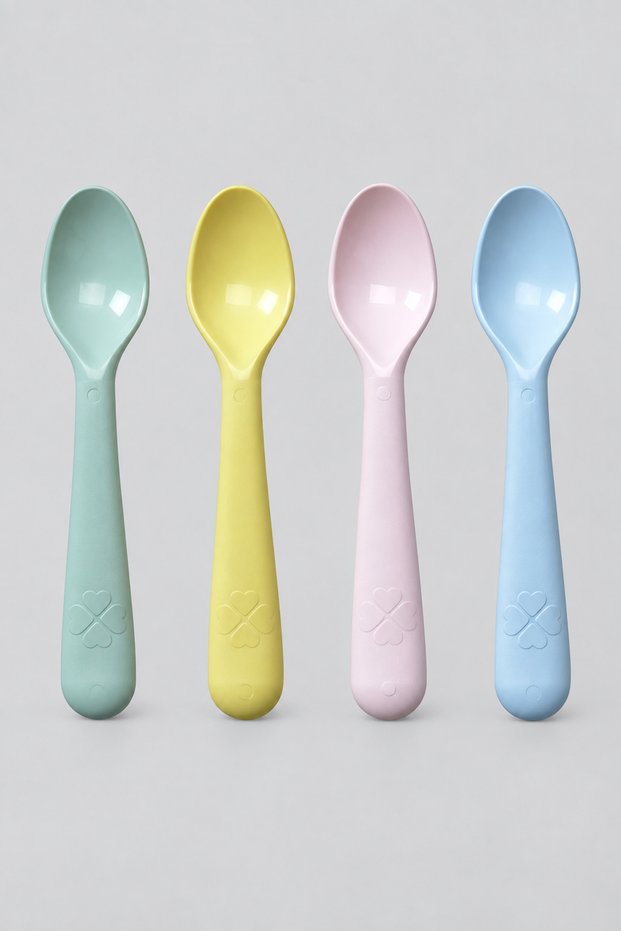 Kalas Children's Spoon Set Pastel Colors 4 Pieces 70455695