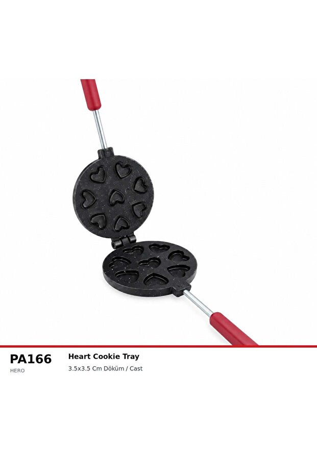 Stovetop Cookie Pan Cast Iron Heart