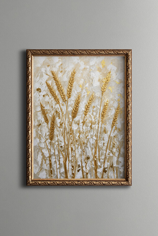 Golden Stars - Vintage Patterned Painting - Fine Model