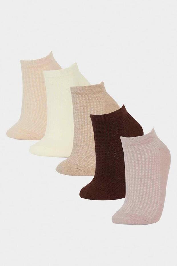 Women's 5-Pack Cotton Bootie Socks (Ns)